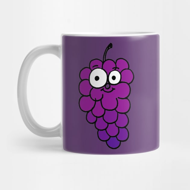 Happy, Healthy Grapes Doodle by 1Redbublppasswo